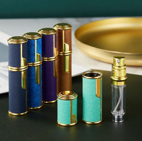 Vente en gros de flacons de parfum vides, personnalisés, pas chers, rechargeables, de 5 ml, 10 ml, 15 ml, ronds, avec atomiseur, taille voyage, pompe pulvérisateur