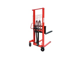 Vente en gros d'usine KEYI, gerbeur manuel hydraulique 1t 2t avec garantie d'un an et roues en nylon pour chariot élévateur