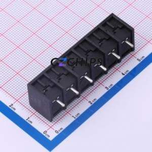DBT50-8.25-6P-BK-P Barrier Terminal Block P=8.25mm Connector Three Sides 8.25mm 1x6P Edge Pin - Product Image 2