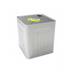 Boîte carrée en fer blanc Kontensan 14 L pour sirop de glucose L838 232x232xH265mm Turquie - Product Image 2