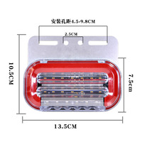 Feux de position de remorque LED 24V Feux latéraux de camion Rouge Jaune Blanc Bleu Vert-Nouvel état Accessoires de feux de voiture