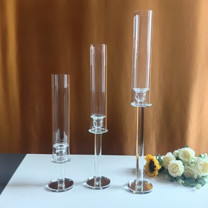 Chandelier en <span class=keywords><strong>cristal</strong></span> unique direct d'usine accessoires de mariage en trois pièces ornements de chandelier antiques décoration de mariage. - Product Image 5