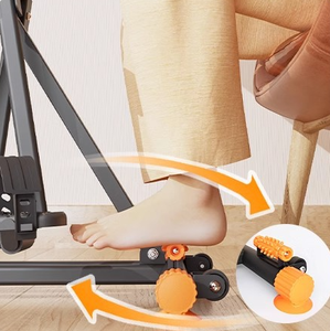 Xách tay tập thể dục đạp xe đạp dưới bàn mini xe đạp bước gấp mini chân đạp Exerciser cho người già hoặc người tàn tật - Product Image 3