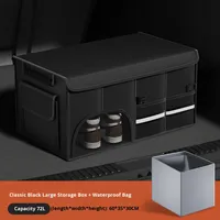Boîte de rangement pliable pour voiture en tissu Oxford en gros, solution pratique pour le coffre