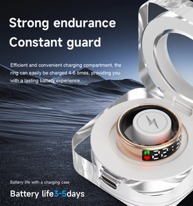 2025 Neue RS08 Smart Ring Fitness Tracker Schlaf überwachung GPS WiFi <span class=keywords><strong>Android</strong></span> App Control IP68 Gesten wellen fernbedienung - Product Image 4