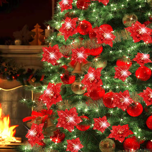 Polvo dorado decorativo, polvo de cebolla navideño, accesorios para guirnaldas, decoración para árboles de Navidad - Product Image 4