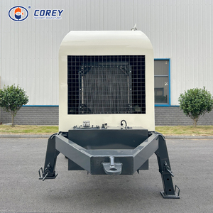 Pompe à béton à moteur diesel électrique sur remorque Corey, livraison rapide, garantie 24 mois, débit de 40 m/h, haute efficacité - Product Image 6