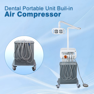 Đơn vị Nha khoa với đèn LED thú y thiết bị nha khoa di động đơn vị với Máy nén khí và siêu âm trong miệng máy ảnh - Product Image 5
