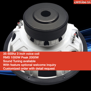 Subwoofer de voiture 4+4 ohms, 15 pouces, 1000W RMS, basses puissantes, 2000W de crête SPL - Product Image 2