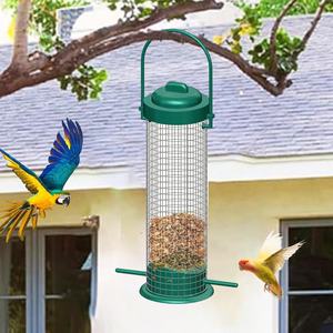 Mangeoire à oiseaux suspendue, support pour <span class=keywords><strong>boule</strong></span> <span class=keywords><strong>de</strong></span> <span class=keywords><strong>graisse</strong></span>, mangeoire à oiseaux suspendue - Product Image 1