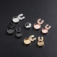 Cubrebotones de camisa, Joyería, Cubrebotones lisos tipo caja, Gemelos, Unisex, Latón, ShengBo, Hecho en China, Embalaje individual, Venta al por mayor, Hebilla