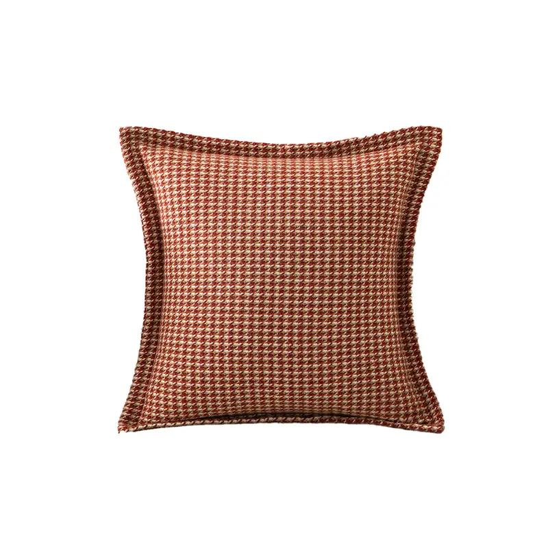 Modern style plaid detachable spring luxury throw pillow wholesale covers for sofa bed