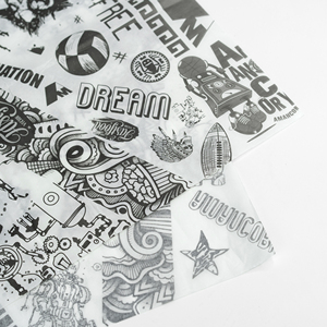 Eco Friendly Custom Logo Wrapping Tissue <b>Paper</b> <b>Thick</b> Plain Double Sided For Shoe Cosmetic Book Packaging Wrapping In Bulk - Product Image 2