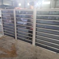 TOMA-Lames en aluminium Persienne en verre Système de verrouillage multipoint pour le scellement des intempéries et l'antieffraction