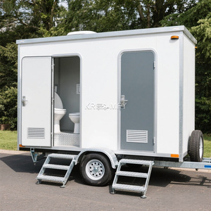 Baño Portátil Modular para Campamento, Totalmente Equipado, Baño Móvil de Lujo, Remolque con Inodoro - Product Image 2