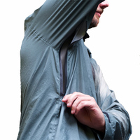 Veste imperméable CONMR L ultralégère à 2,5 couches, tissu Ripstop et entièrement scellée, avec membrane respirante MVTR