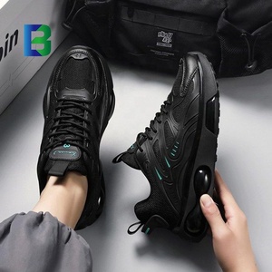 Zapatos deportivos <span class=keywords><strong>de</strong></span> moda para hombre, tallas 39-44, estilo samurai negro, con suela gruesa para aumentar la altura. - Product Image 2