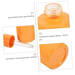 Customized 20ml 30ml 50ml Flat Shoulder Frosting Colorful Glass <b>Dropper</b> <b>Bottles</b> Essential Oil Macaron <b>Dropper</b> <b>Bottle</b> - Product Image 3