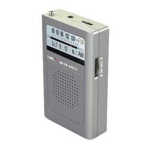 Analog Tuning Factory <b>Mini</b> Portable AM FM Pocket Radio Built In Speaker With Telescopic Antenna For Elderly Outdoor Home Use - Product Image 4