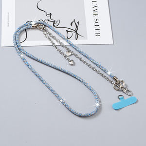 เคสสายคล้องข้อมือลูกปัดแวววาวสายคล้องพวงกุญแจคาดลำตัวสายคล้องโทรศัพท์มือถือสายคล้องมือถือ - Product Image 5