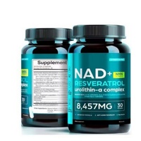 OEM 30 Capsules Liposomales Complexe NAD Resvératrol Urolithin A, Stimule la Santé du DNA, Anti-âge, Complément Alimentaire