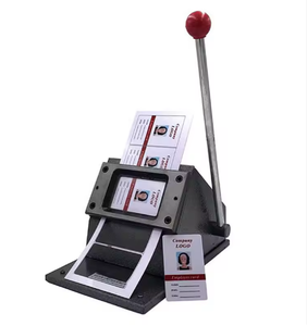 ZEQUAN Desk tipo biglietto <span class=keywords><strong>da</strong></span> visita nome Cutter macchina per ufficio Pvc carta Cutter Die Card taglierina attuato a mano - Product Image 1