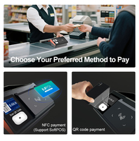 Terminal de point de vente tout-en-un Noryox NB11T avec lecteur NFC, scanner infrarouge 2D, système d'exploitation Android 14, 4 Go de RAM, processeur 8 cœurs, batterie 6400 mAh