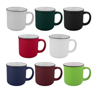 Mug à café ou à thé en céramique personnalisé de 12 oz avec logo, cadeau promotionnel, personnalisable pour les entreprises, les événements d'entreprise, les fêtes, vente en gros
