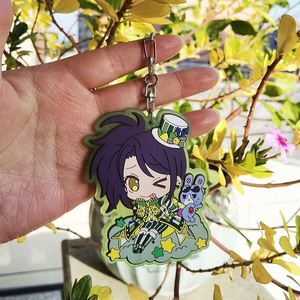Wholesale Custom Anime Keychain Rubber Silicone Pvc Keychains with Metal Key <b>Ring</b> - Product Image 4
