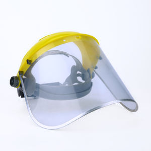 Visiera Protettiva in Plastica Trasparente ad Alta Resistenza agli Urti con Protezione <span class=keywords><strong>UV</strong></span> in Policarbonato - Product Image 1