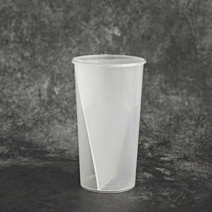 Gobelet jetable transparent en PP de qualité alimentaire à paroi simple de 500 ml, double saveur, à partager, pour thé à bulles à emporter - Product Image 3