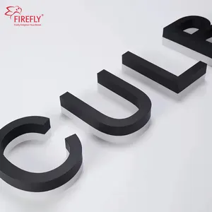 Sinal acrílico personalizado do logotipo da carta 3D da sinalização exterior da loja das letras de canal conduzidas impermeáveis