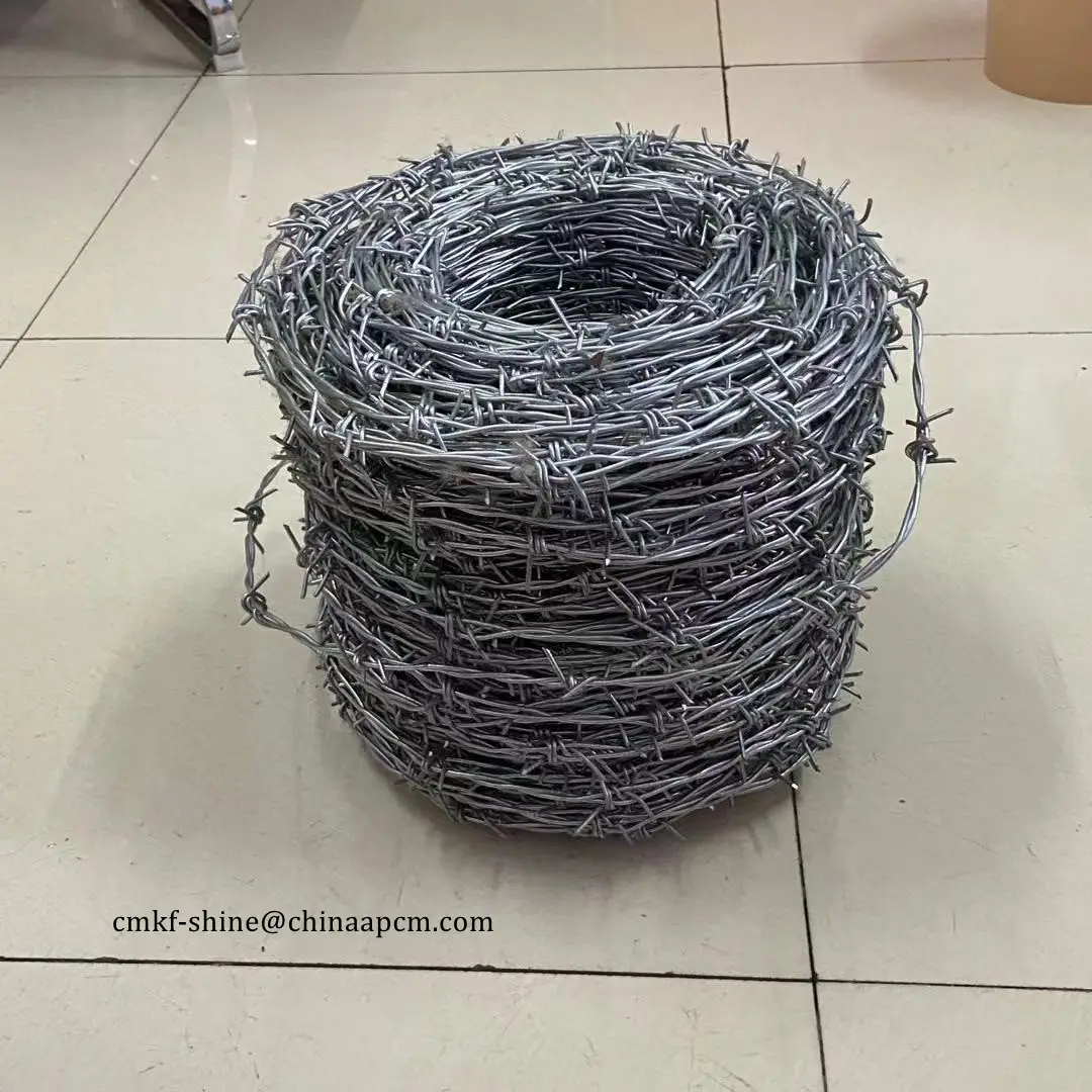 CM best price Hot Dipped Galvanized Barbed Roll Fence wire 500 meter for one roll
