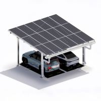 Système de support polyvalent pour panneaux solaires en acier Q235, garantie 10 ans, certifié CE, optimisé pour divers aménagements de parkings