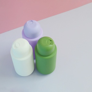 Personalizzato eco-friendly 100ml HDPE verde spremitura bottiglia di plastica smerigliata per la cura personale per il corpo di lozione con tappo a disco per pillole - Product Image 4