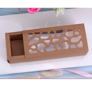 Cajas de Embalaje para Macarons y Chocolates Hechas a Mano al por Mayor, Juego de Cajas de Regalo de Cumpleaños con Diseño Hueco y Visual, Hechas de Papel Kraft - Product Image 6