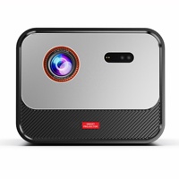 Proyektor Mini 2026 Smart WiFi Auto Focus 4K 1080P 2200ANSI Sistem Android 13.0 5G Video 3D 2/32G DLP Portabel