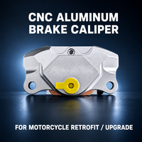 Étrier de frein moto CNC en aluminium, kit de modernisation 4 pistons haute performance, personnalisation profonde, usine certifiée IATF 16949