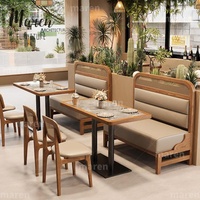 Mobilier de restaurant de style luxueux, mobilier de restauration, mobilier de salon de thé, restaurant occidental, canapé, table et chaises combinées