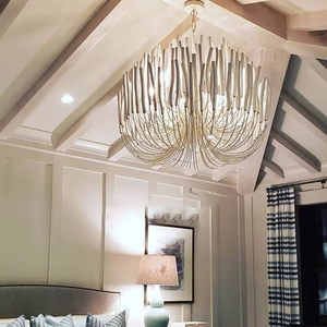 Cozee <strong>Light</strong> Luxury Custom Interior Design Crystal Chain Pendant <strong>Light</strong> Tassel <strong>Feature</strong> for Hotel Villa Chandeliers Pendant <strong>Lights</strong> - Product Image 2