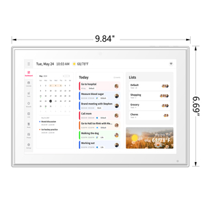 Planificateur mural électronique Whale Framely App 15,6 pouces, calendrier électronique idéal pour organiser vos routines, stockage numérique de 32 Go - Product Image 4