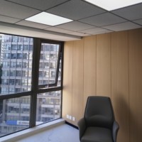 Panneau mural en PVC haute densité avec placage en bois de charbon de bambou massif, imperméable, pour revêtement intérieur de chambre de luxe