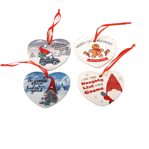 2026 Ornamento Natalizio Personalizzato in Ceramica Ecologica e Resistente con <span class=keywords><strong>Nome</strong></span> del Bambino, Regalo Personalizzato per Neonati Maschi e Femmine, Produzione <span class=keywords><strong>di</strong></span> Fabbrica - Product Image 5