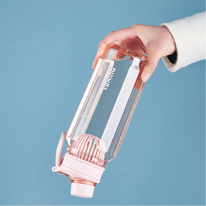 Botella de Agua Deportiva Unisex, Minimalista, Portátil, para Gimnasio, Aire Libre, Vaso de Plástico para Beber Directo, Plástico Ecológico Sostenible - Product Image 5