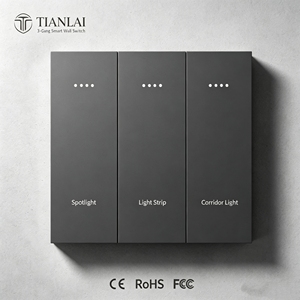Interruptor de Luz Inteligente Empotrable TianLai Zigbee Tuya con Panel Táctil, Sin Neutro, con Capacitor, Compatible con Alexa y <span class=keywords><strong>Google</strong></span> Home - Product Image 2