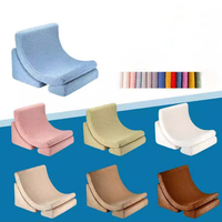 Canapé pour enfants en tissu doux, fauteuil inclinable en éponge compressible, siège individuel, moderne, salon, chambre à coucher