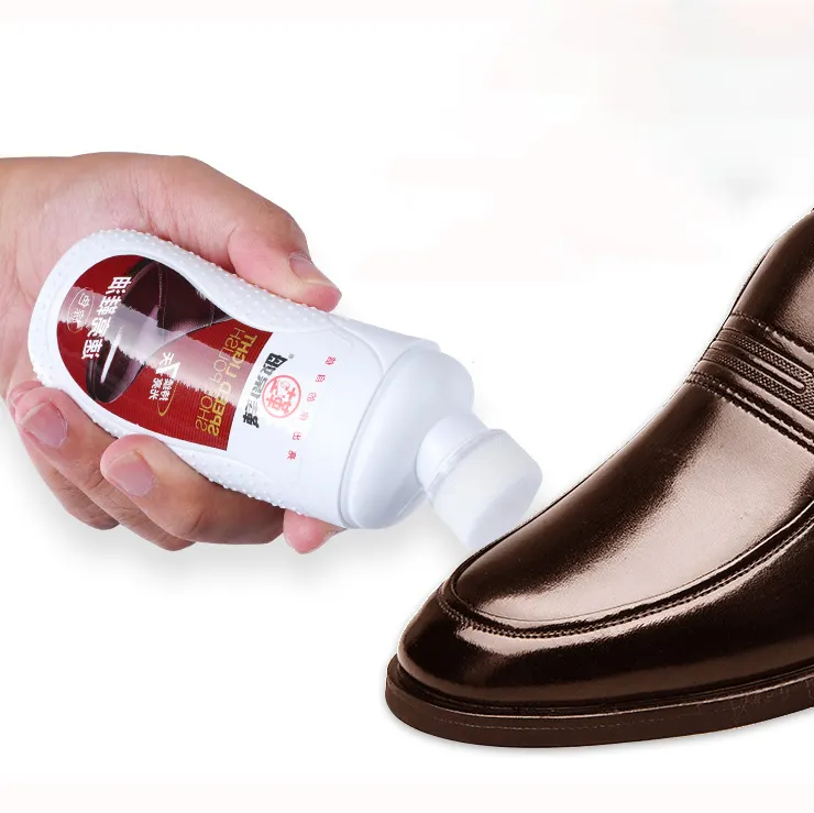 Leather Red Navy Waterproof Shoes Men Natural Wax Polishing Spray Neutral Liquid Canve White Wholesale Shoe Polish