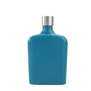 304 Acero inoxidable 8oz Frasco cuadrado Mango Diseño moderno Mini Frasco portátil para exteriores Taza aislada Estilo cuadrado pintado - Product Image 5