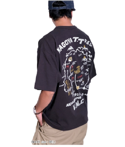 Camiseta deportiva de alta visibilidad Estilo vintage Manga corta con serigrafía Tejido O-cuello Bordado Technics - Product Image 2