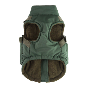 เสื้อกั๊กสุนัขพร้อมกระเป๋าเป้,เสื้อโค้ทสะท้อนแสงสำหรับไปเที่ยวหนักใช้กลางแจ้งล่าสัตว์สำหรับฤดูหนาว - Product Image 2